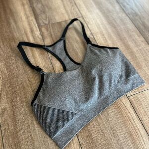 Large Auden Gray Racerback Nursing Sports Bra